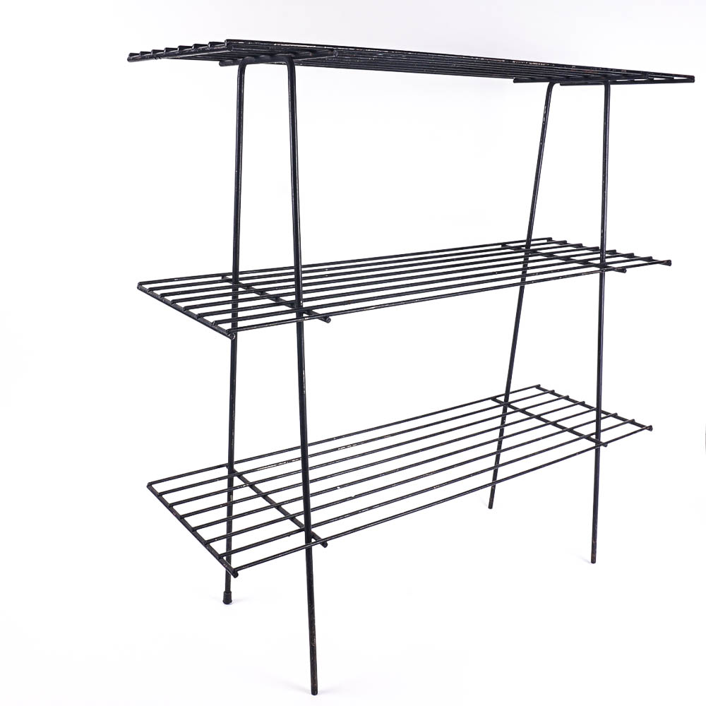 Mid Century Modern Wire Shelf EBTH