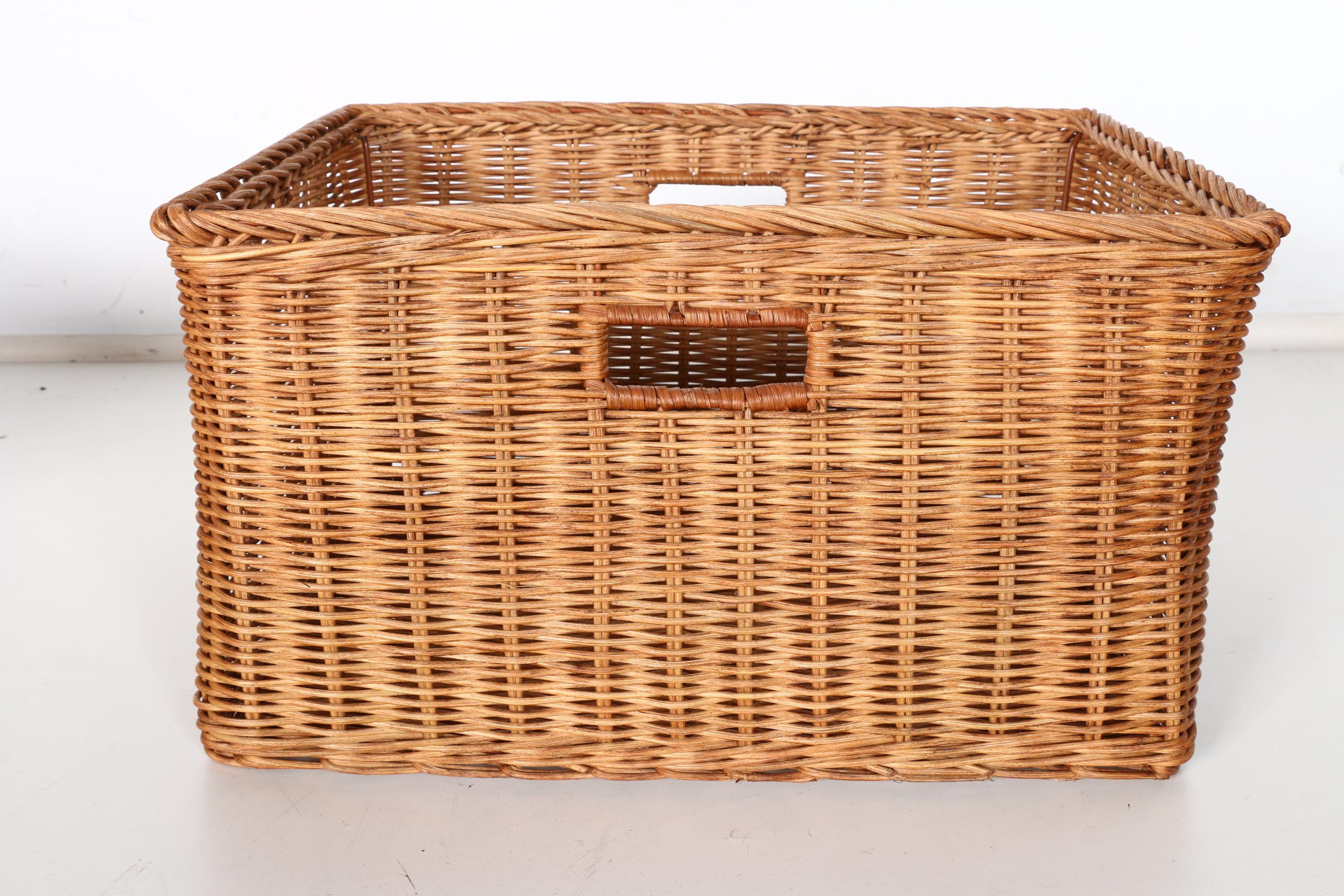 Pottery Barn Wicker Baskets EBTH