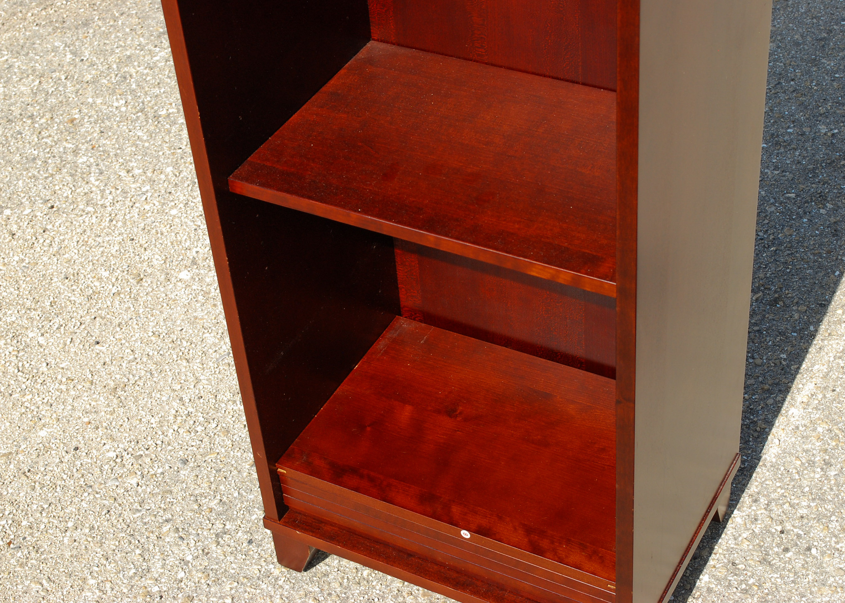 Tall Solid Wood Bookcase EBTH