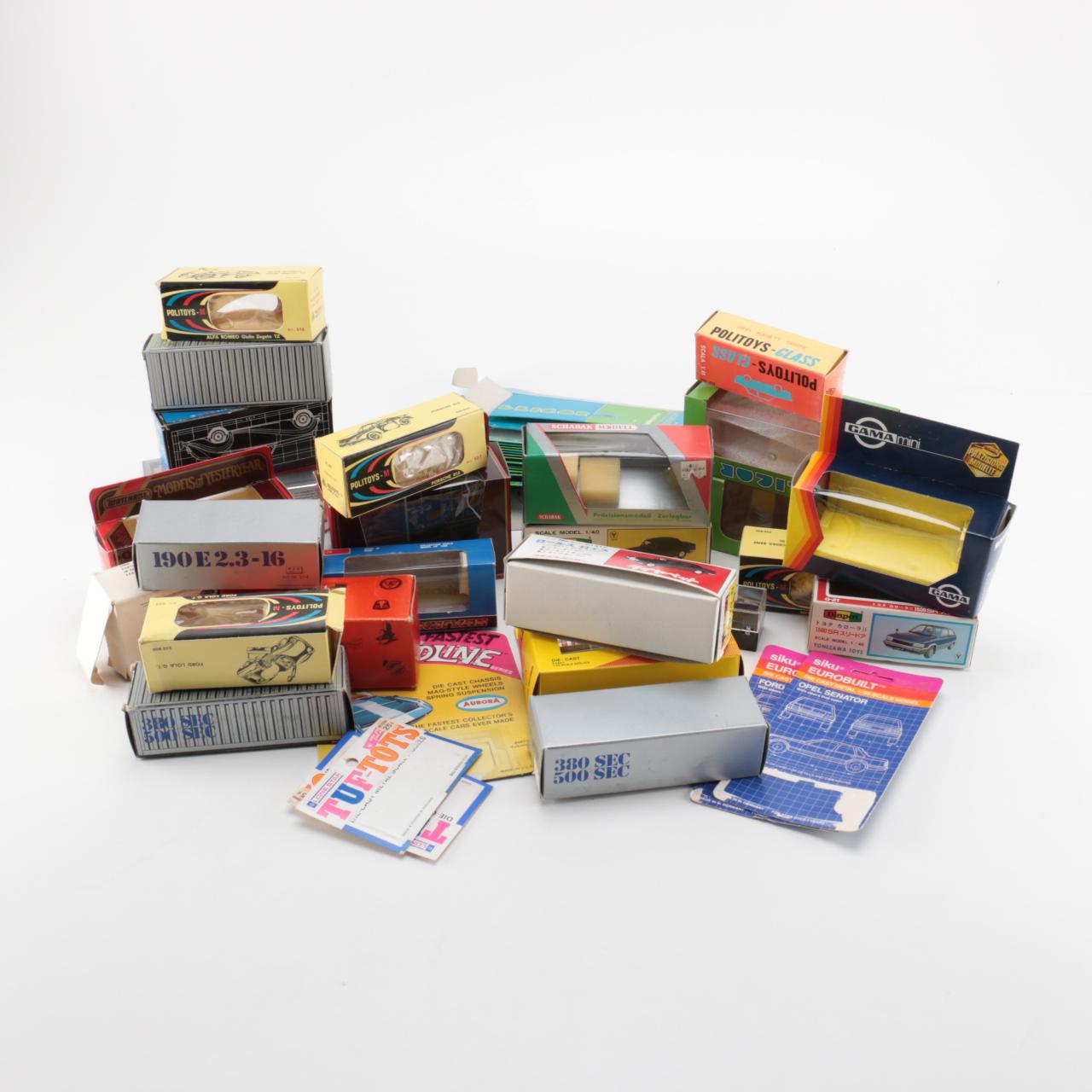 Large Assortment of Vintage Toy Car Boxes EBTH