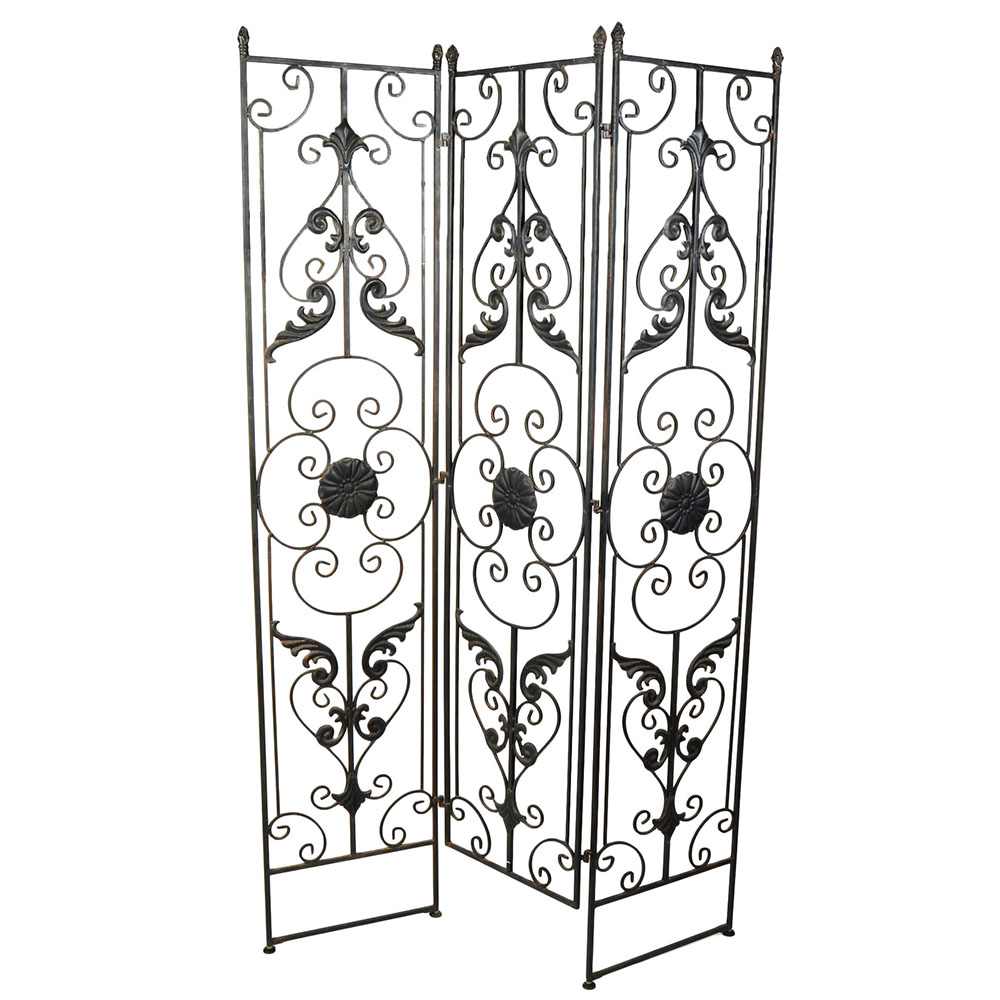Contemporary ThreePanel Folding Screen EBTH