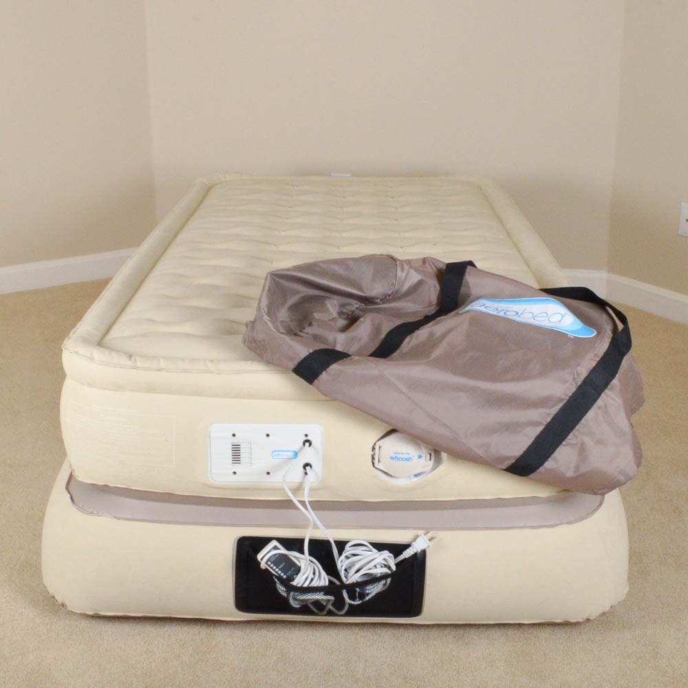 Original Aerobed 24Inch Raised with Built In Electric Air Pump EBTH