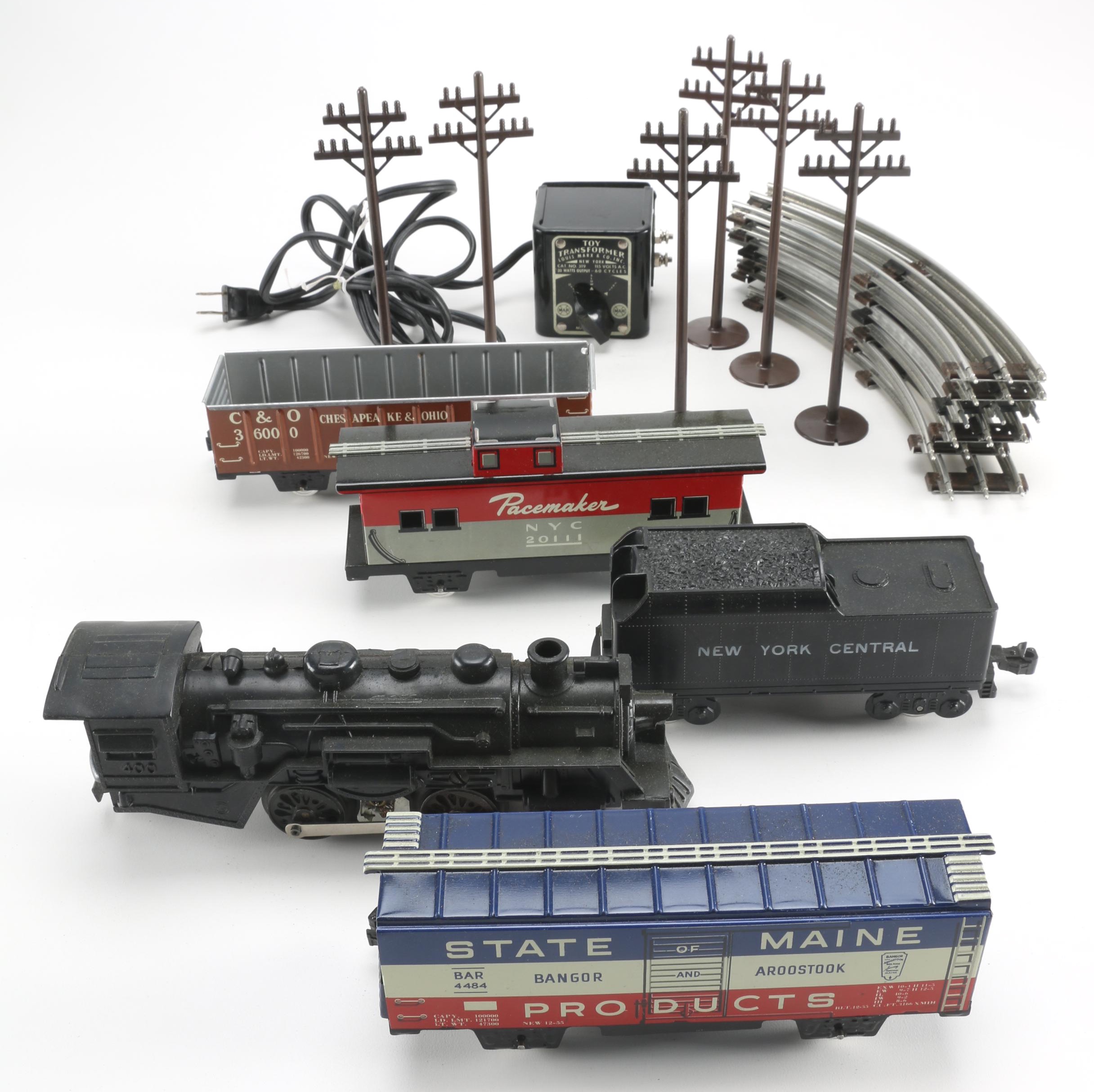 louis marx & co electric train set