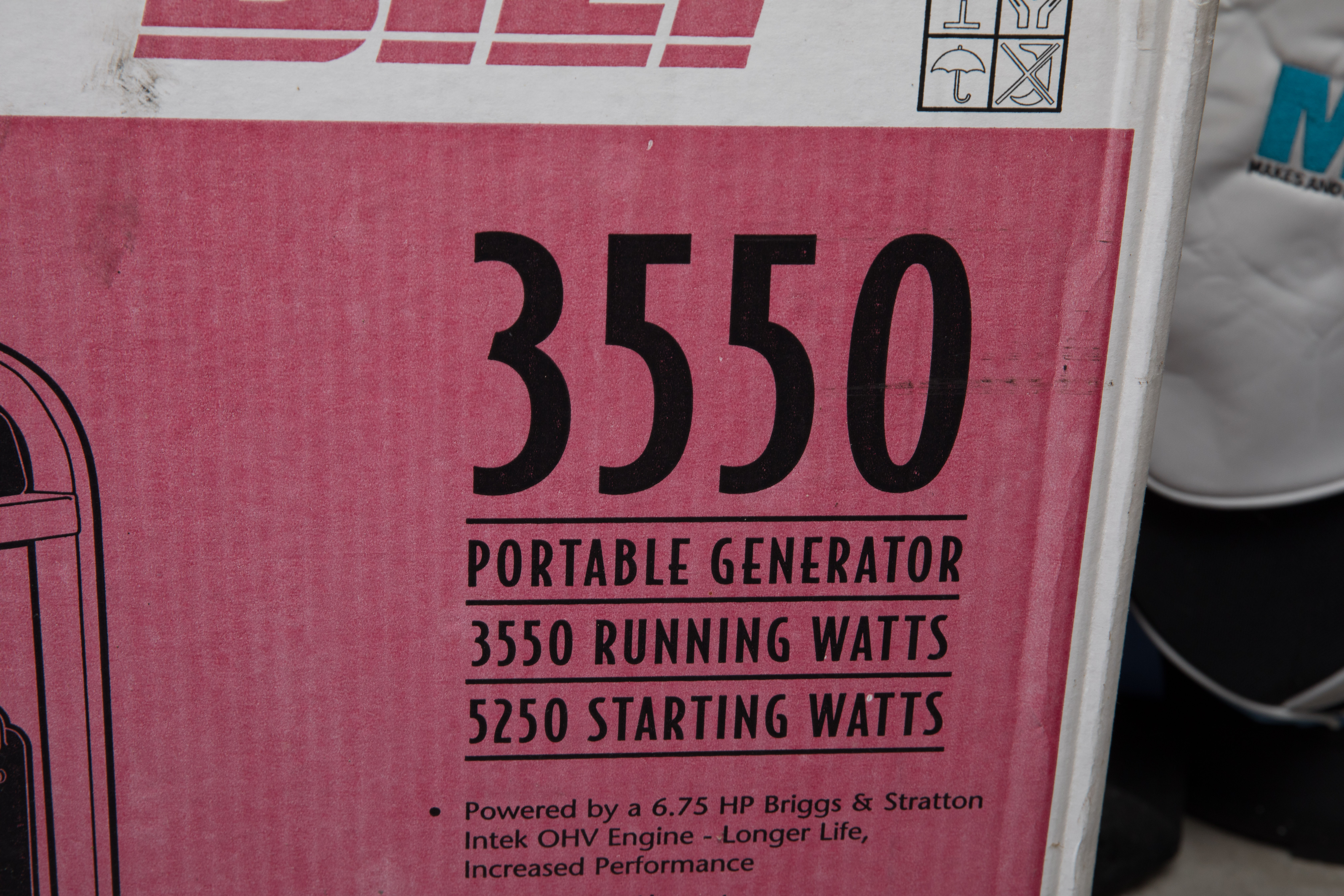 Troy Bilt Generator 3550 EBTH