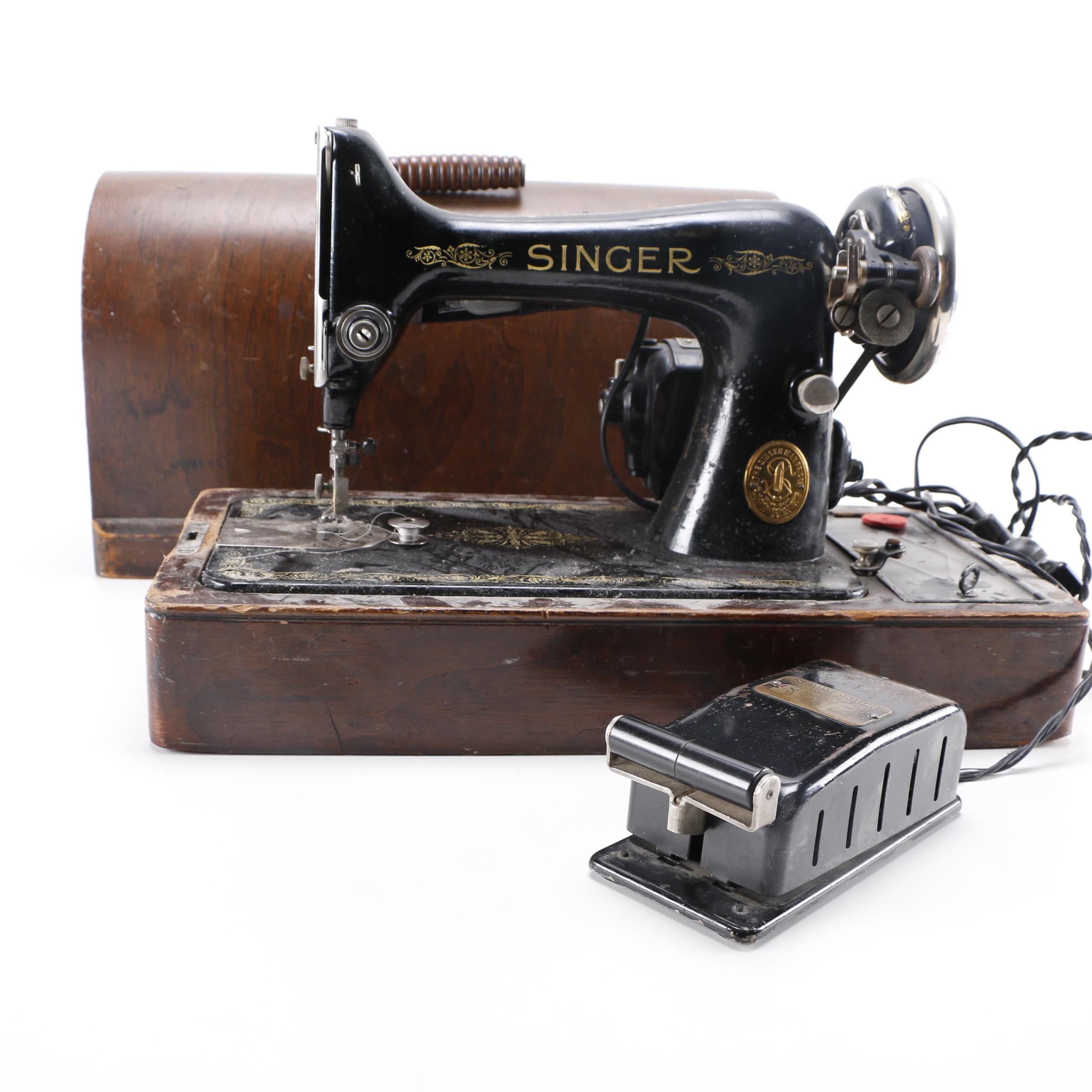 Vintage Singer BT7 Sewing Machine EBTH