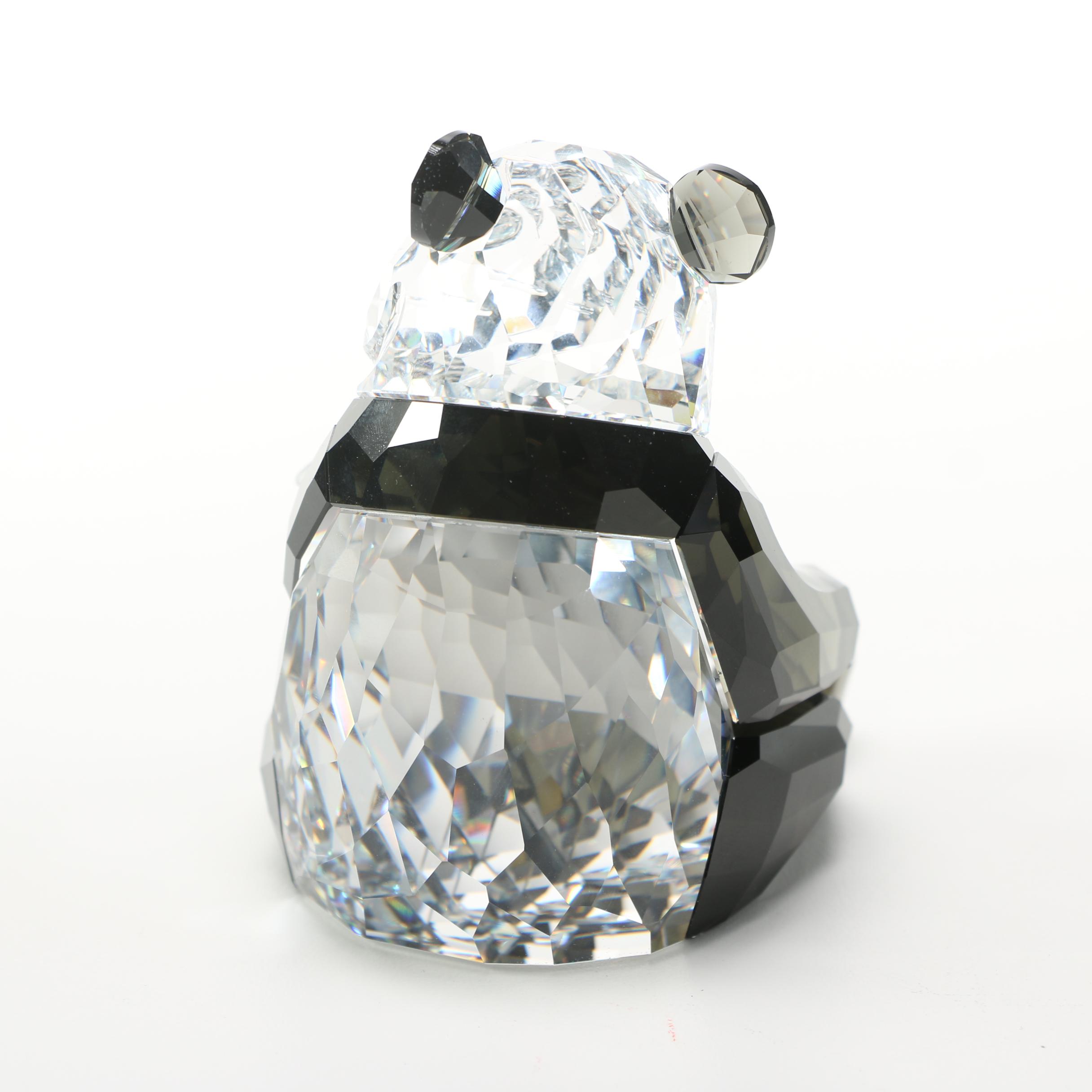 Swarovski Crystal Panda Bear Figurines EBTH