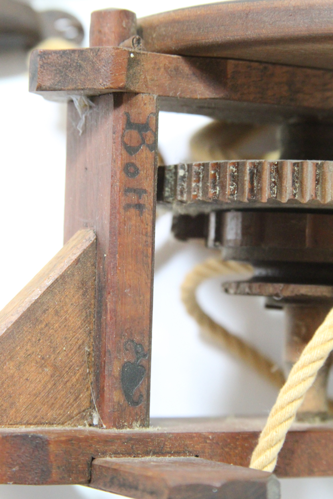 Bott Swiss Wood WeightDriven Wall Clock EBTH