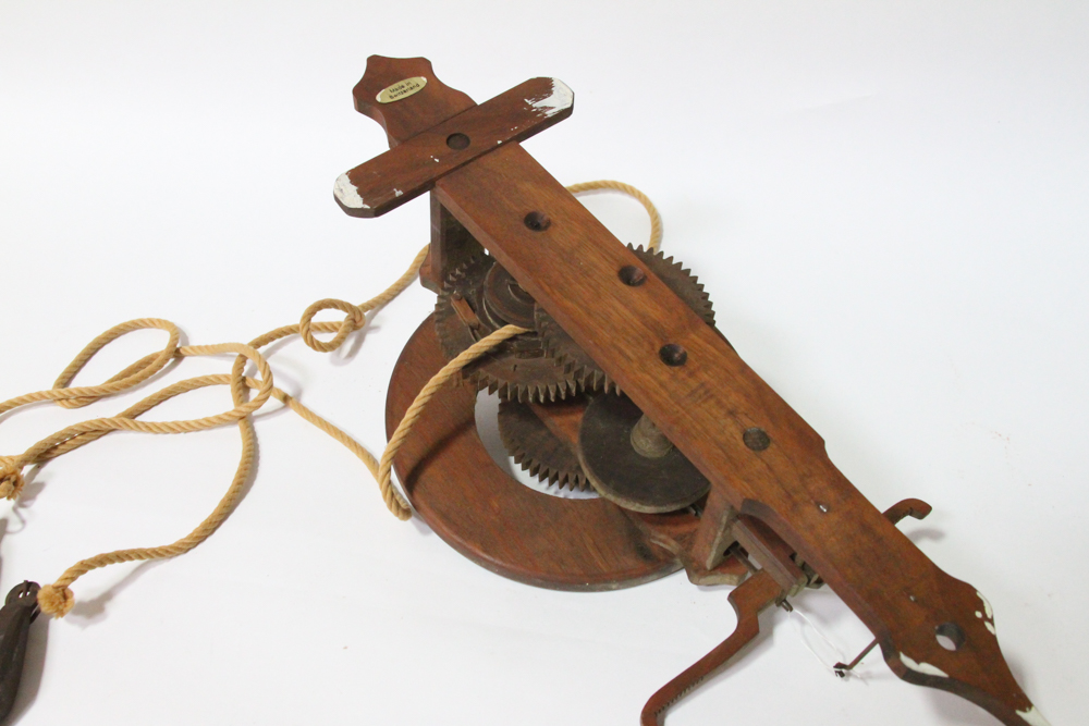 Bott Swiss Wood WeightDriven Wall Clock EBTH