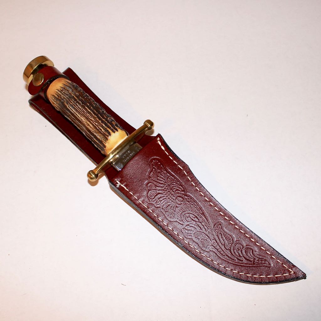 Vintage CASE XX Kodiak Antler Handle Hand Made Hunting Knife EBTH