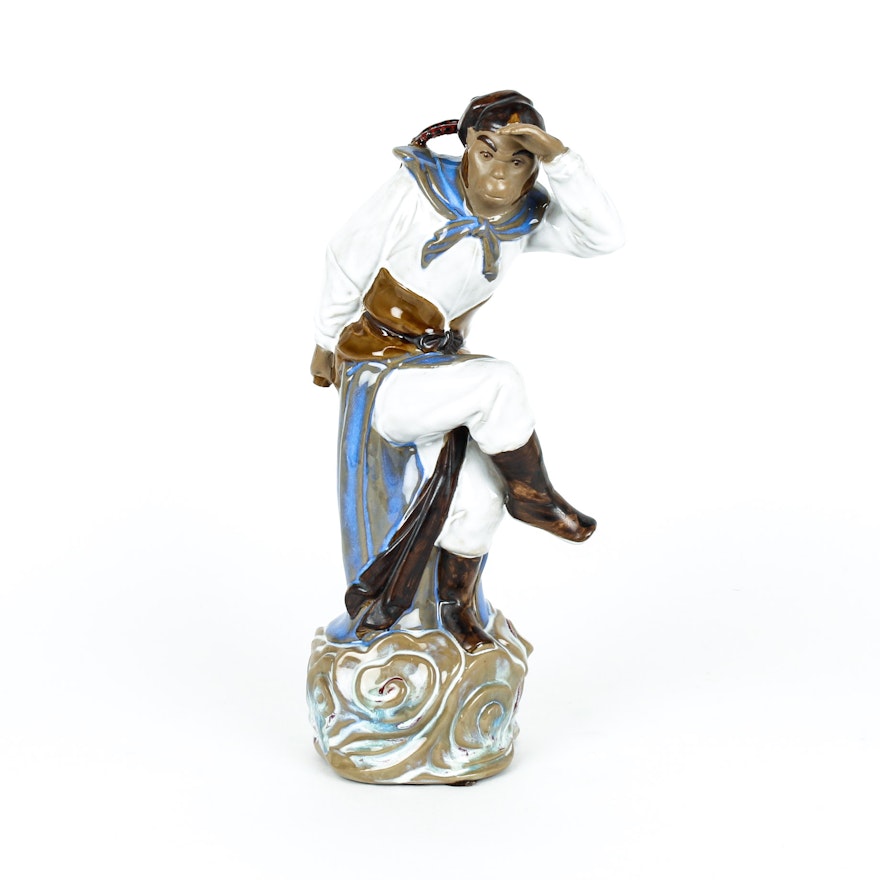 Porcelain Statue Of Sun Wukong The Monkey King Ebth Porcelain Statue Of Sun Wukong The Monkey King Ebth
