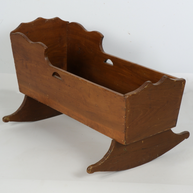 wooden cradle decoration