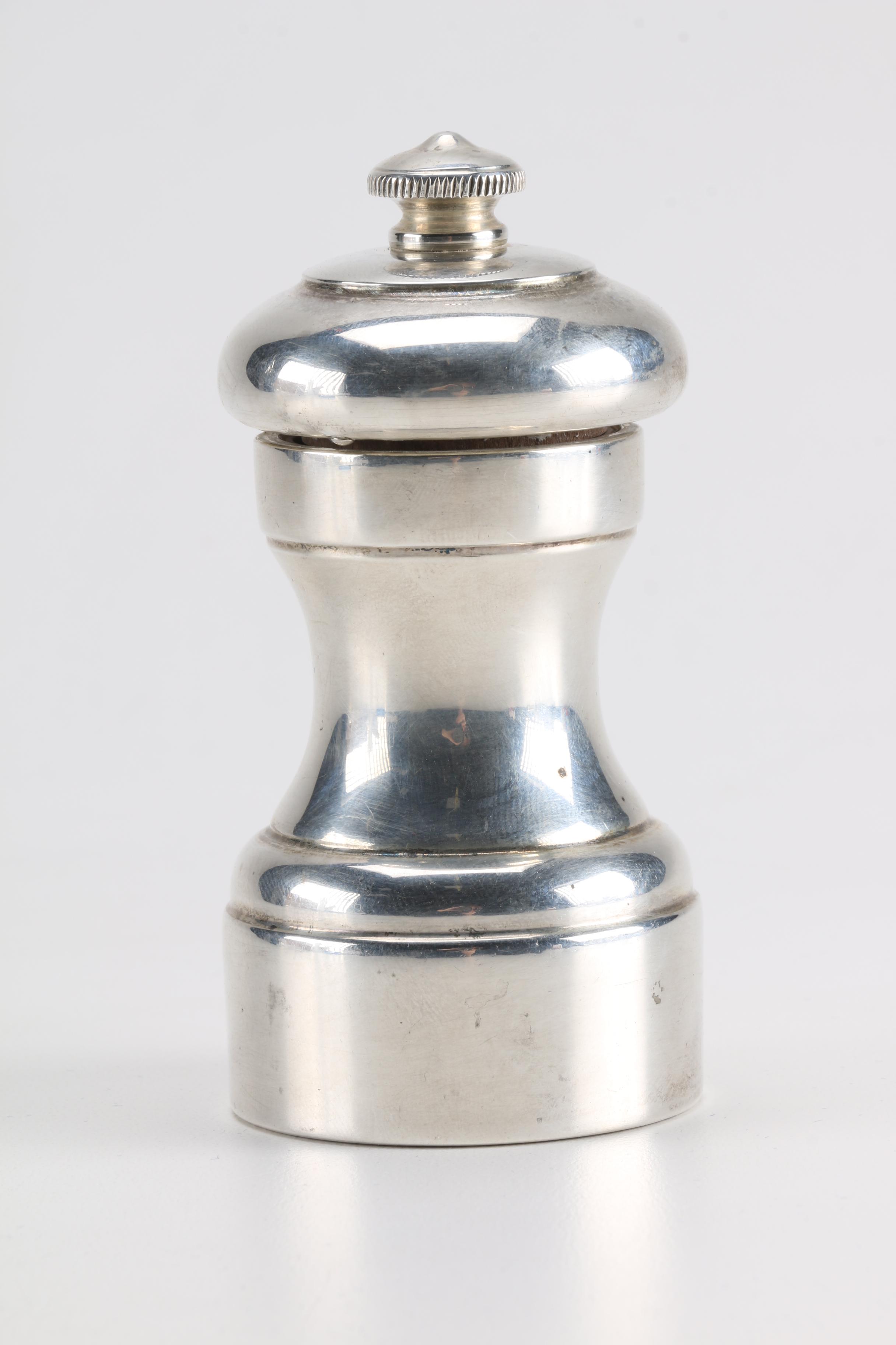 Peugeot France Frères Lion Sterling Silver Pepper Mill EBTH