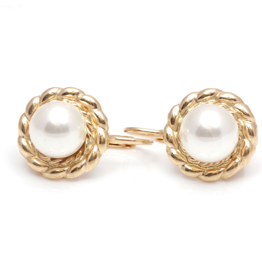 14k yellow gold dangle earrings 14k yellow gold dangle earrings