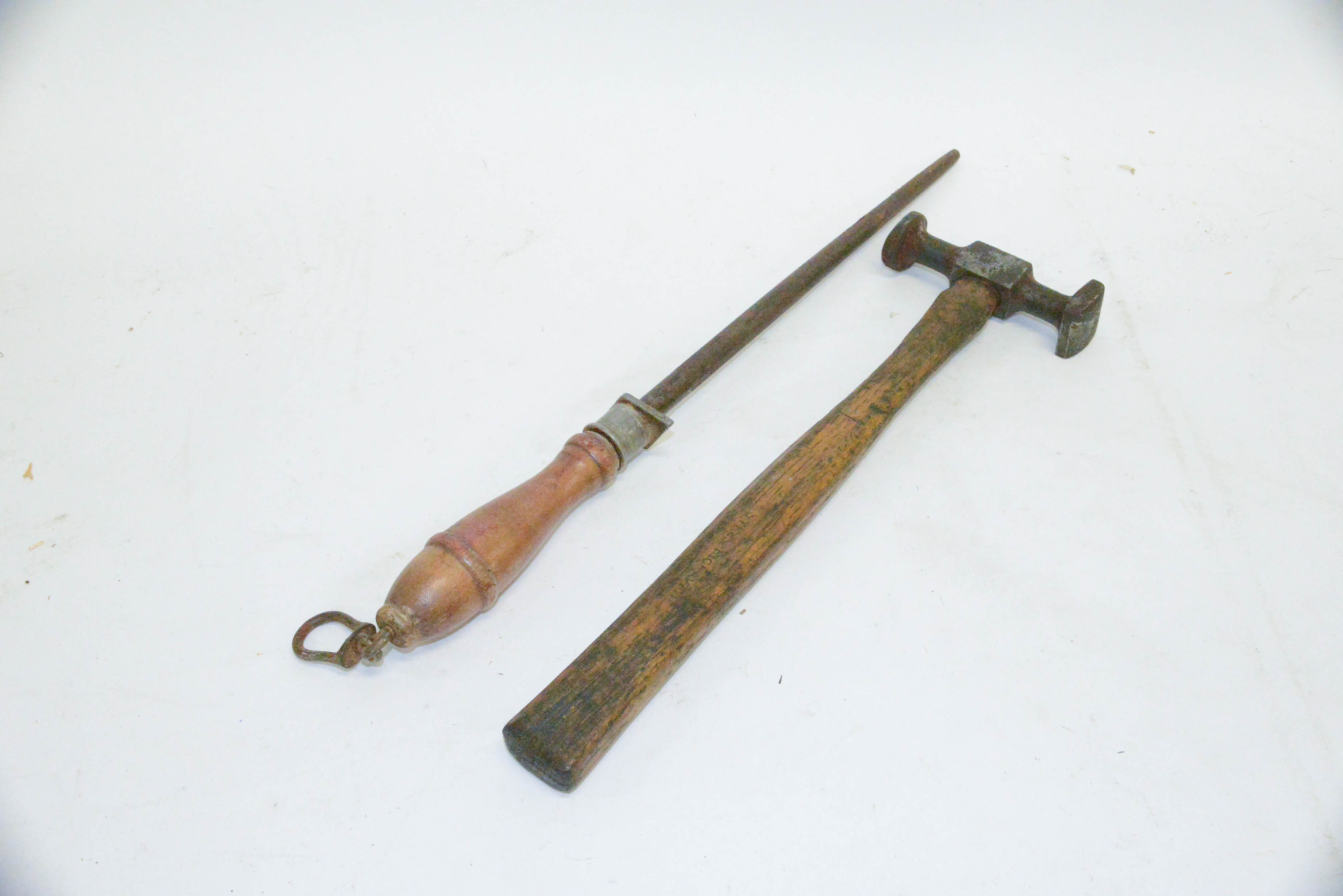 Vintage Auto Body Hammer and Knife Steel EBTH