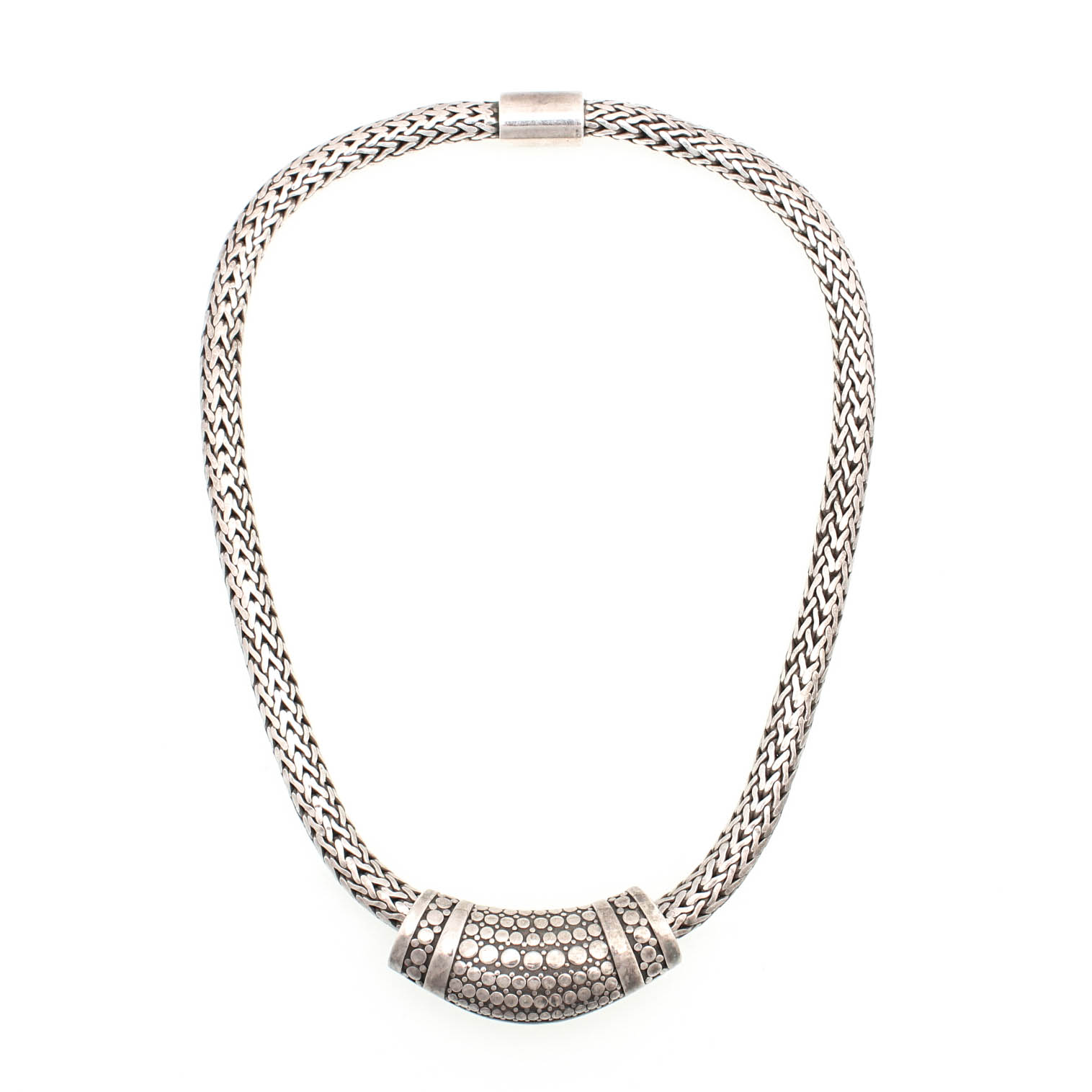 Sterling Silver Hand Signed John Hardy Necklace EBTH