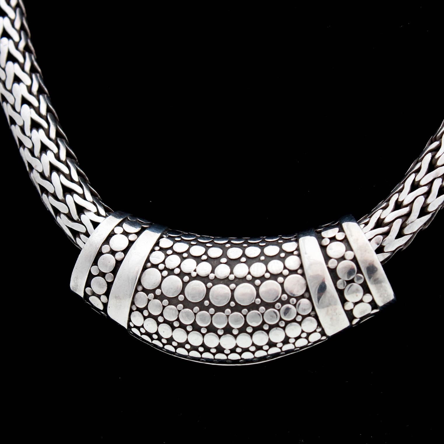 Sterling Silver Hand Signed John Hardy Necklace EBTH