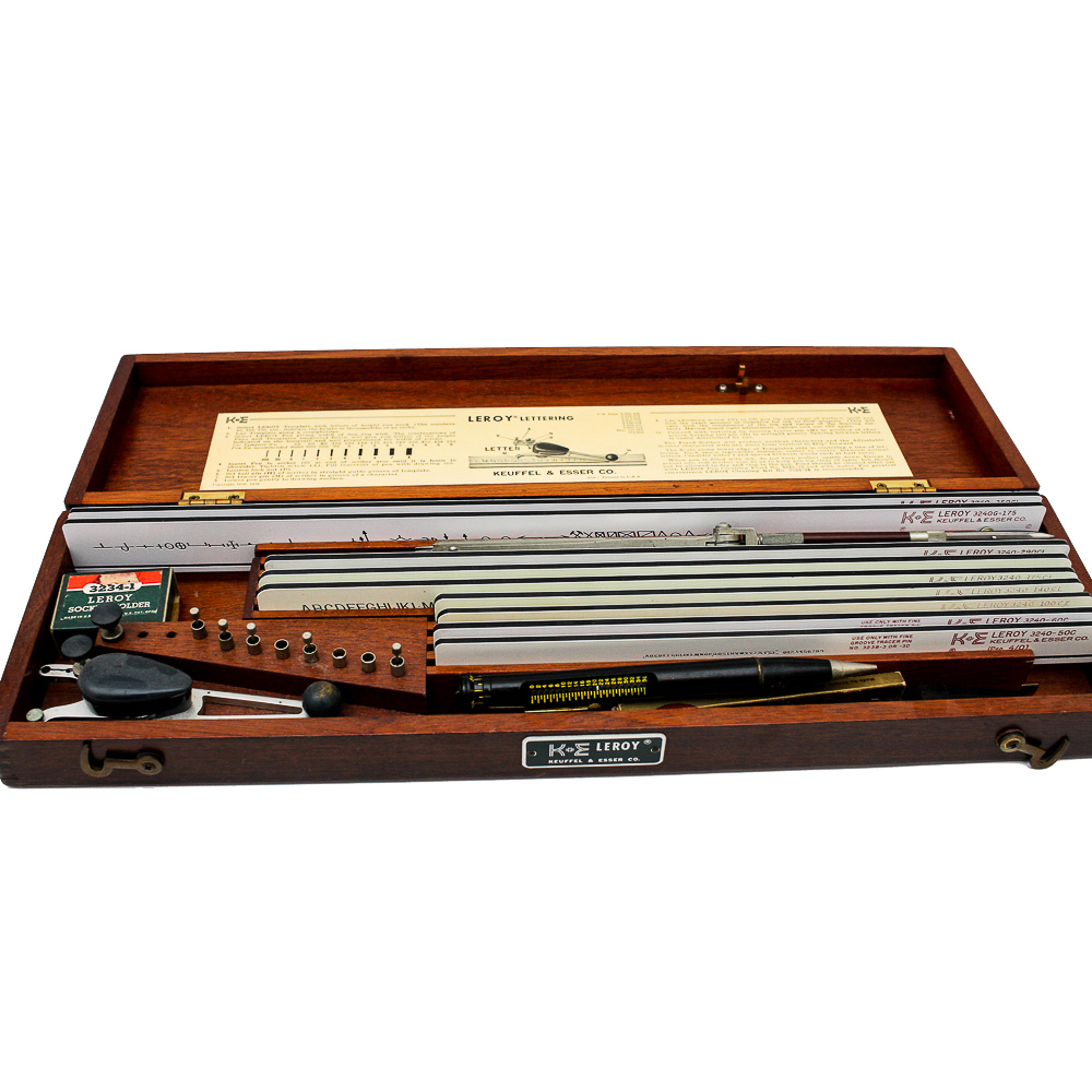 Vintage Keuffel & Esser Co. Leroy Lettering Set EBTH