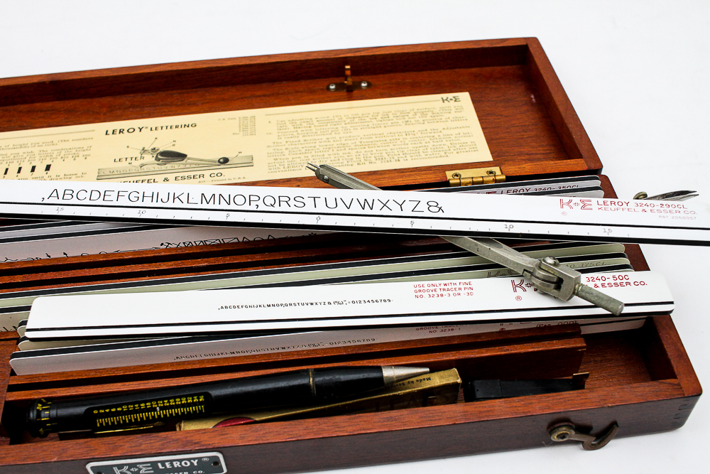 Vintage Keuffel & Esser Co. Leroy Lettering Set EBTH
