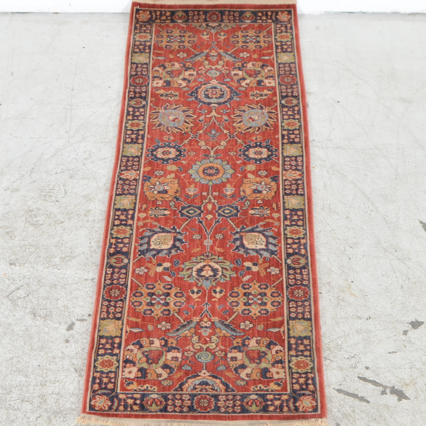 Karastan "English ManorCambridge" Machine Made Wool Runner Rug EBTH