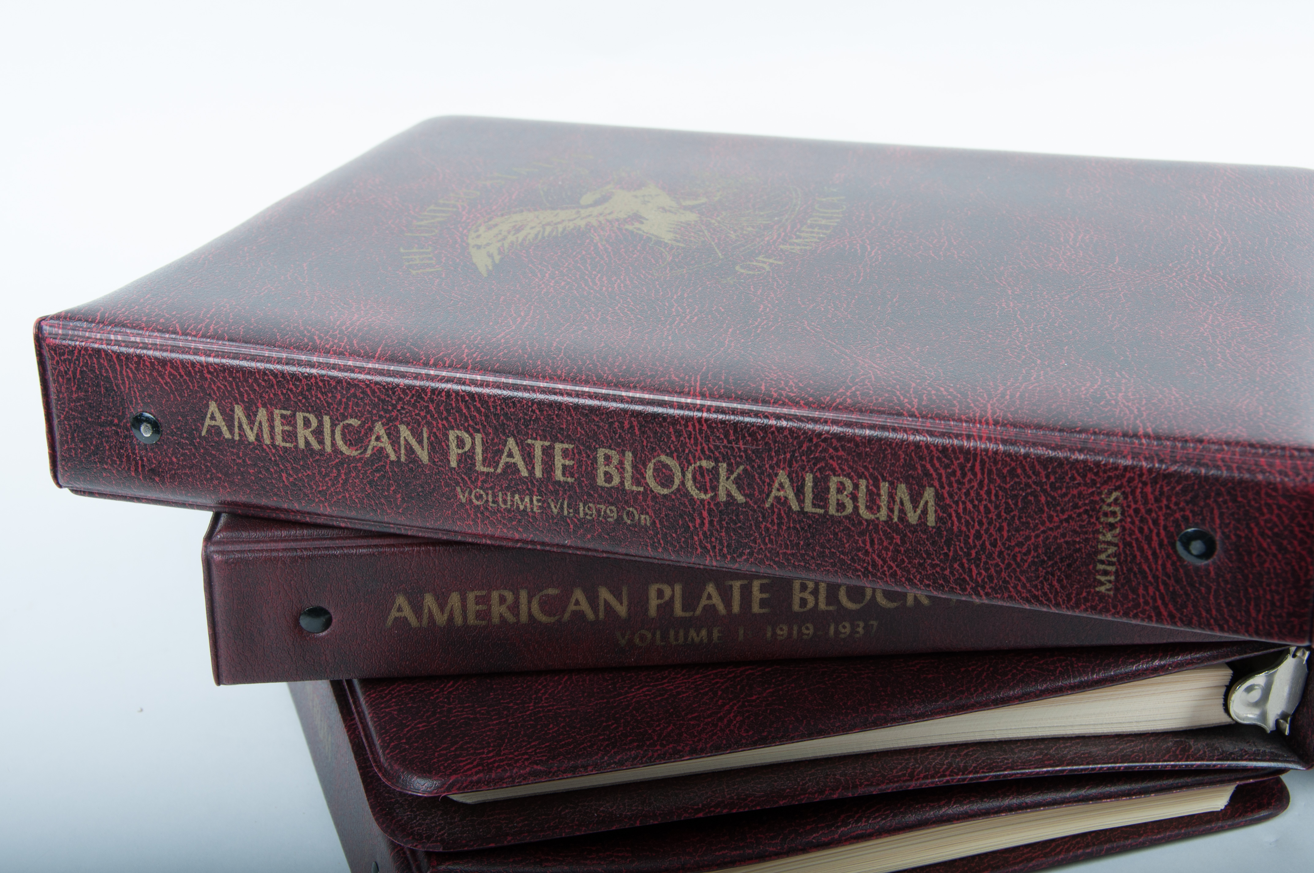 American Plate Block Albums by Minkus EBTH