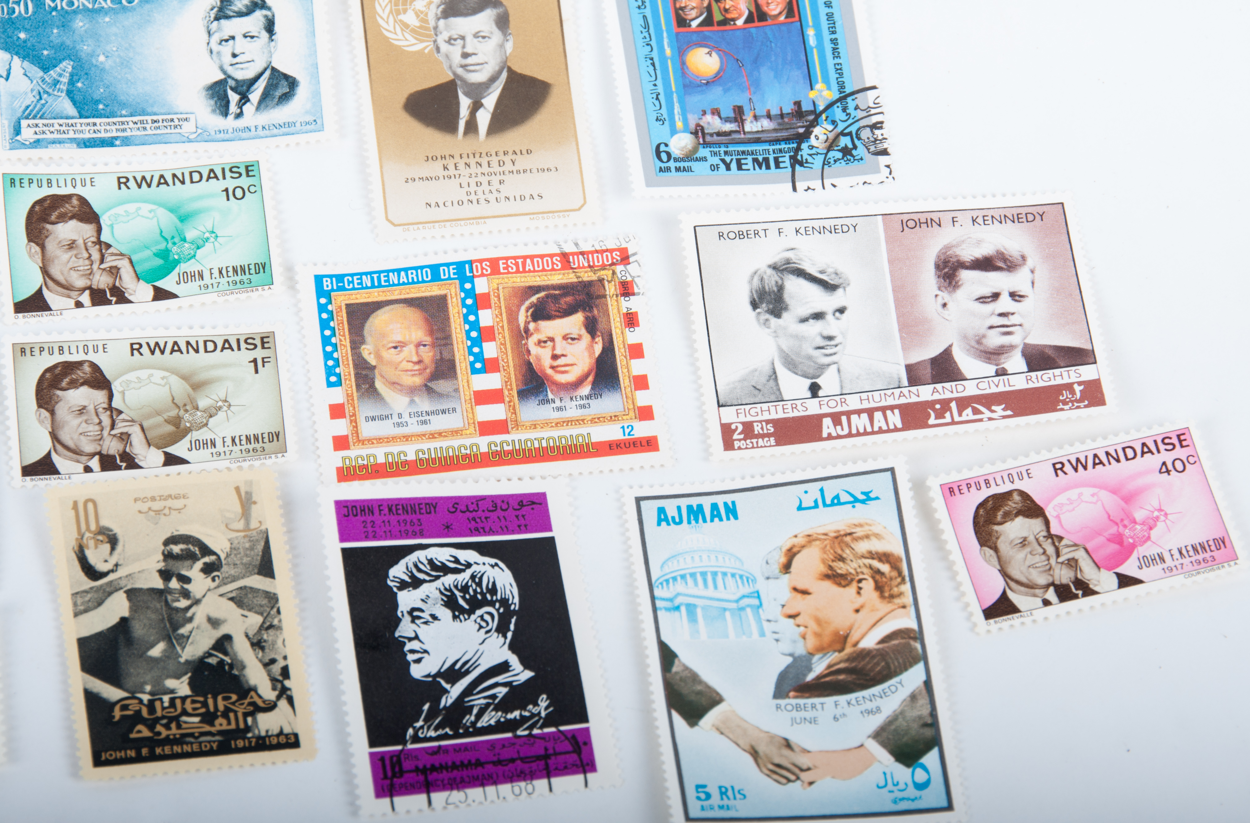 JFK Stamp Collection From Around the World EBTH