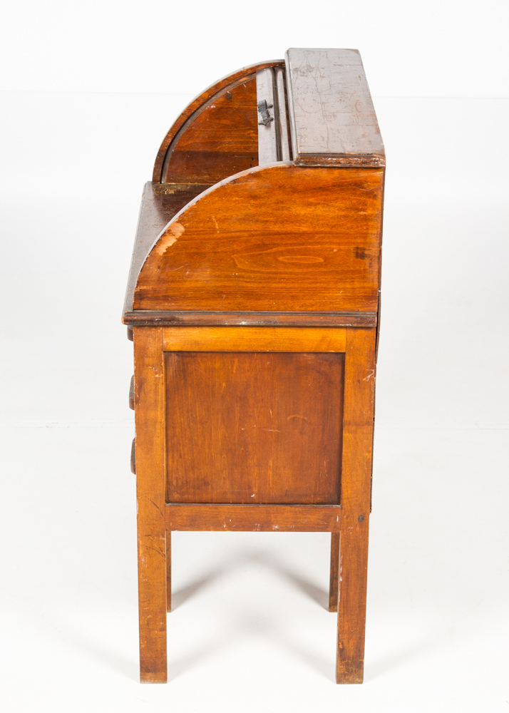 Vintage Child's RollTop Desk and Chair EBTH