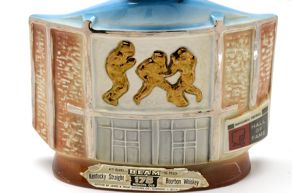 Jim Beam Football Hall Of Fame Decanter EBTH