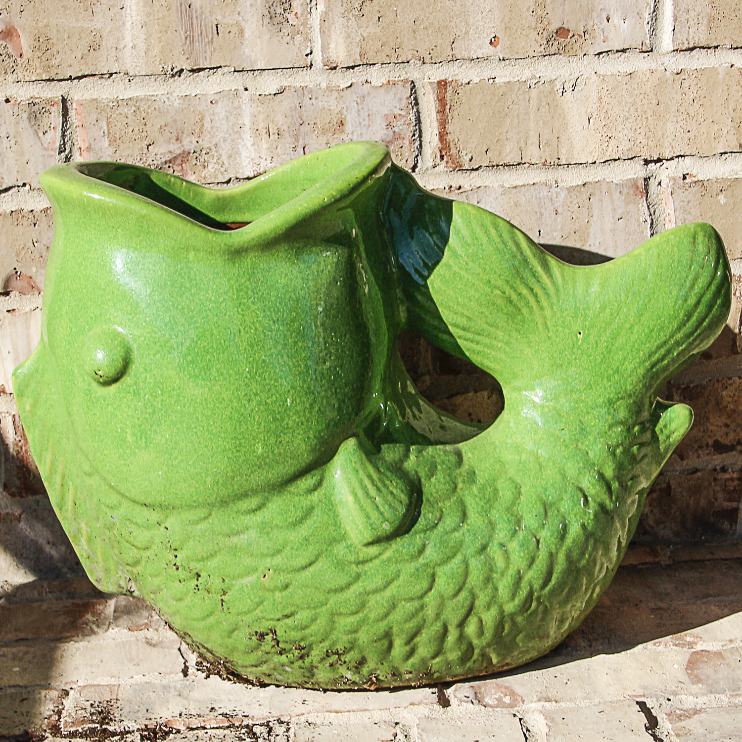Large Ceramic Fish Planter EBTH