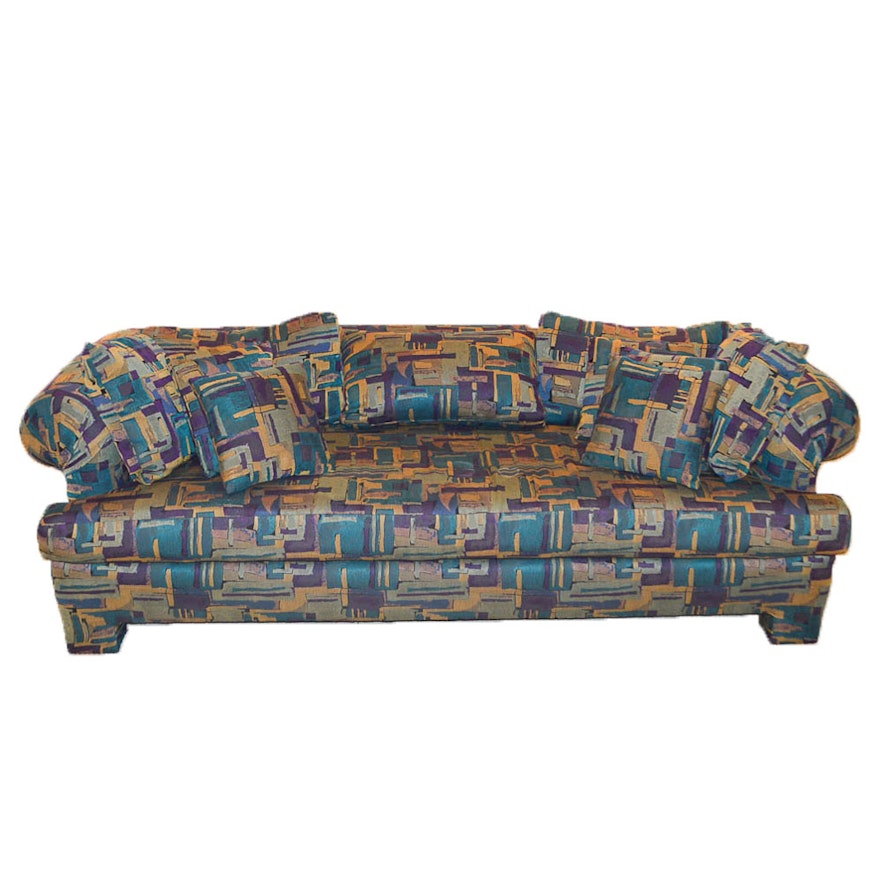 Vintage Modern Low Back Sofa Ebth Vintage Modern Low Back Sofa