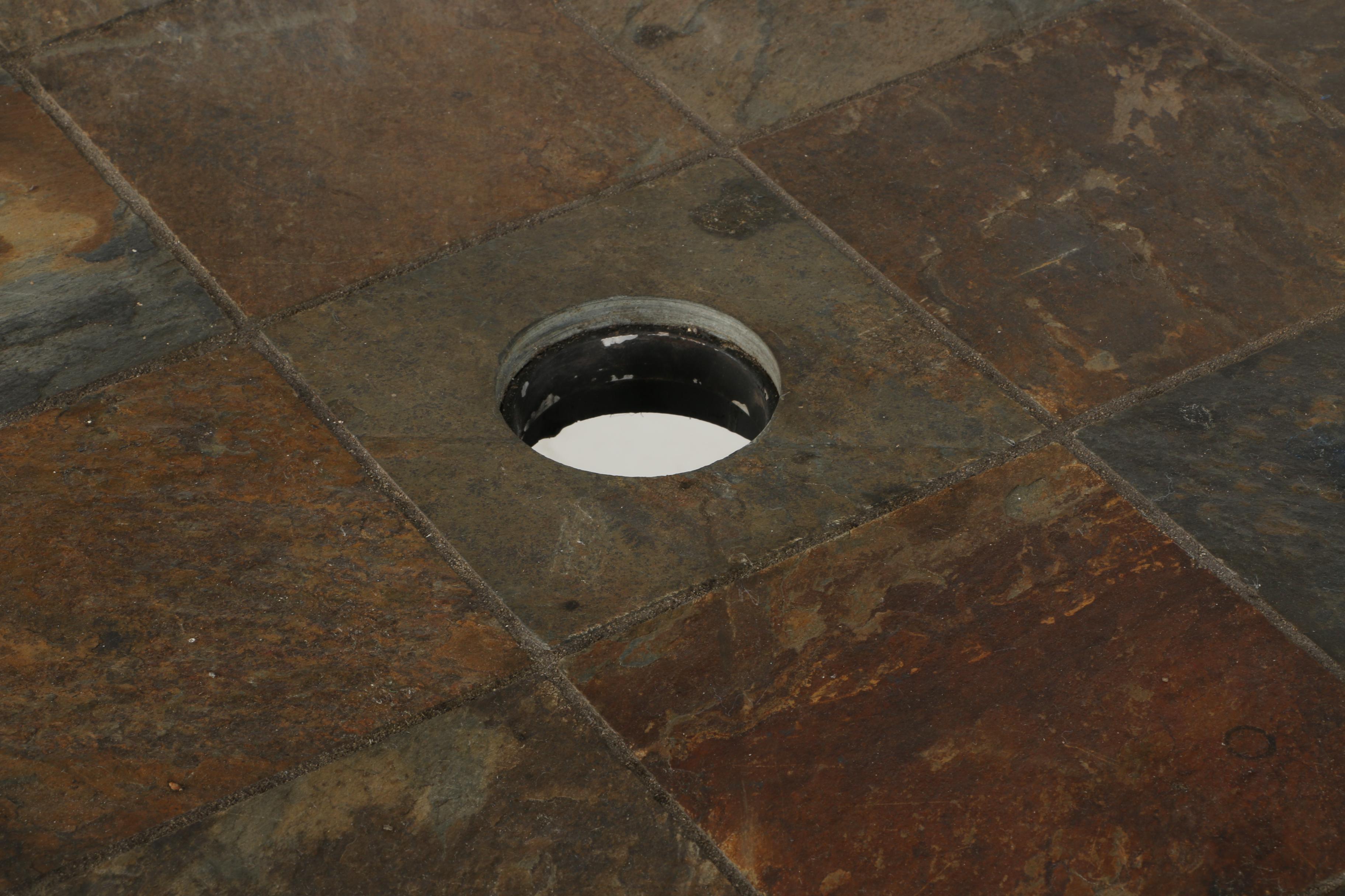 Slate Tile Top Patio Pub Table EBTH