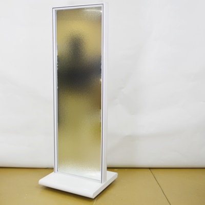 Two Sided Rectangular Mobile Floor Mirror Ebth