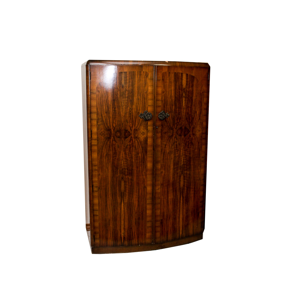 Vintage Art Deco Style Wardrobe By Morris London Ebth