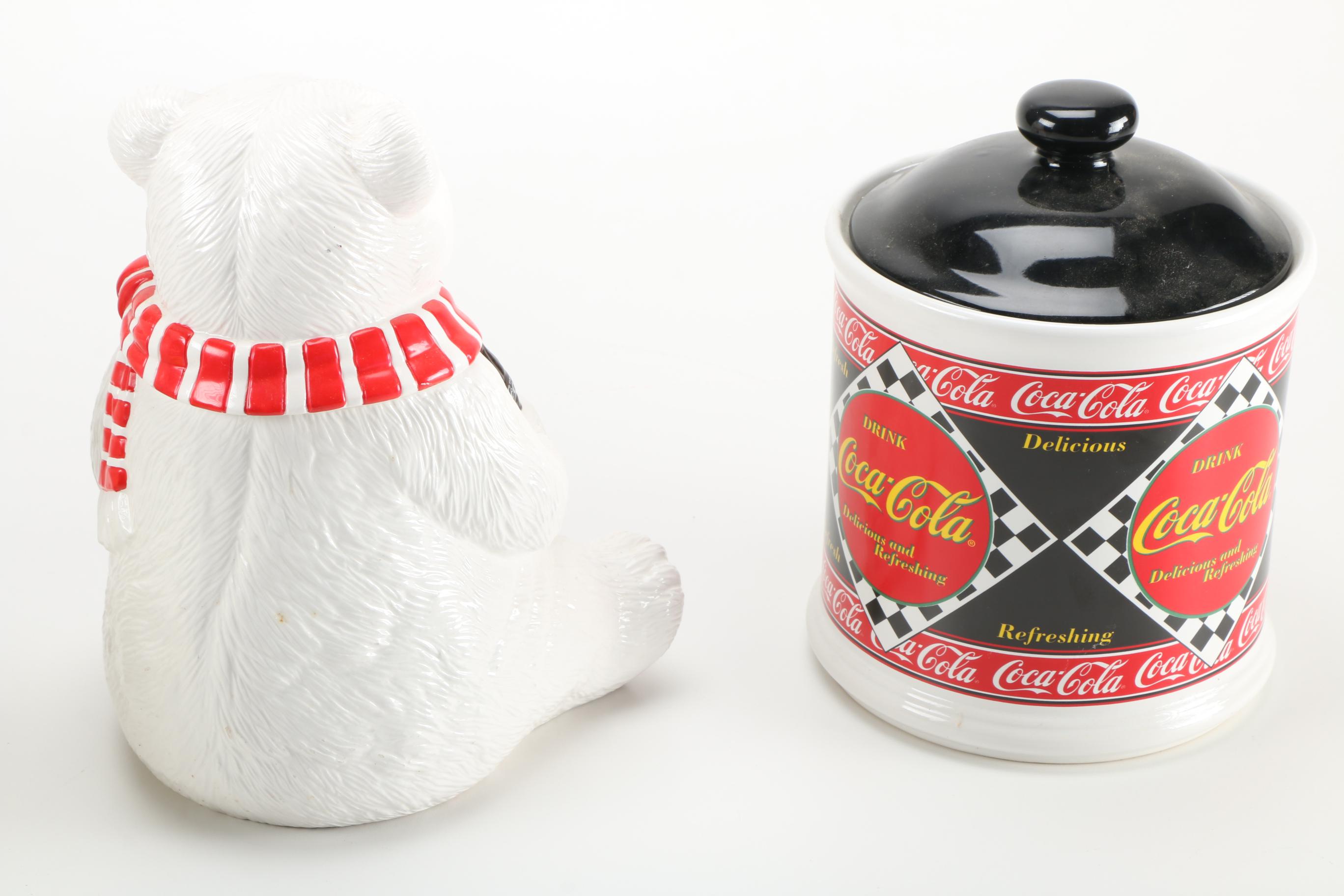 Collection of CocaCola Cookie Jars EBTH