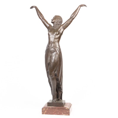 Pierre Le Faguays Art Deco Bronze Sculpture Pierre Le Faguays Art Deco Bronze Sculpture