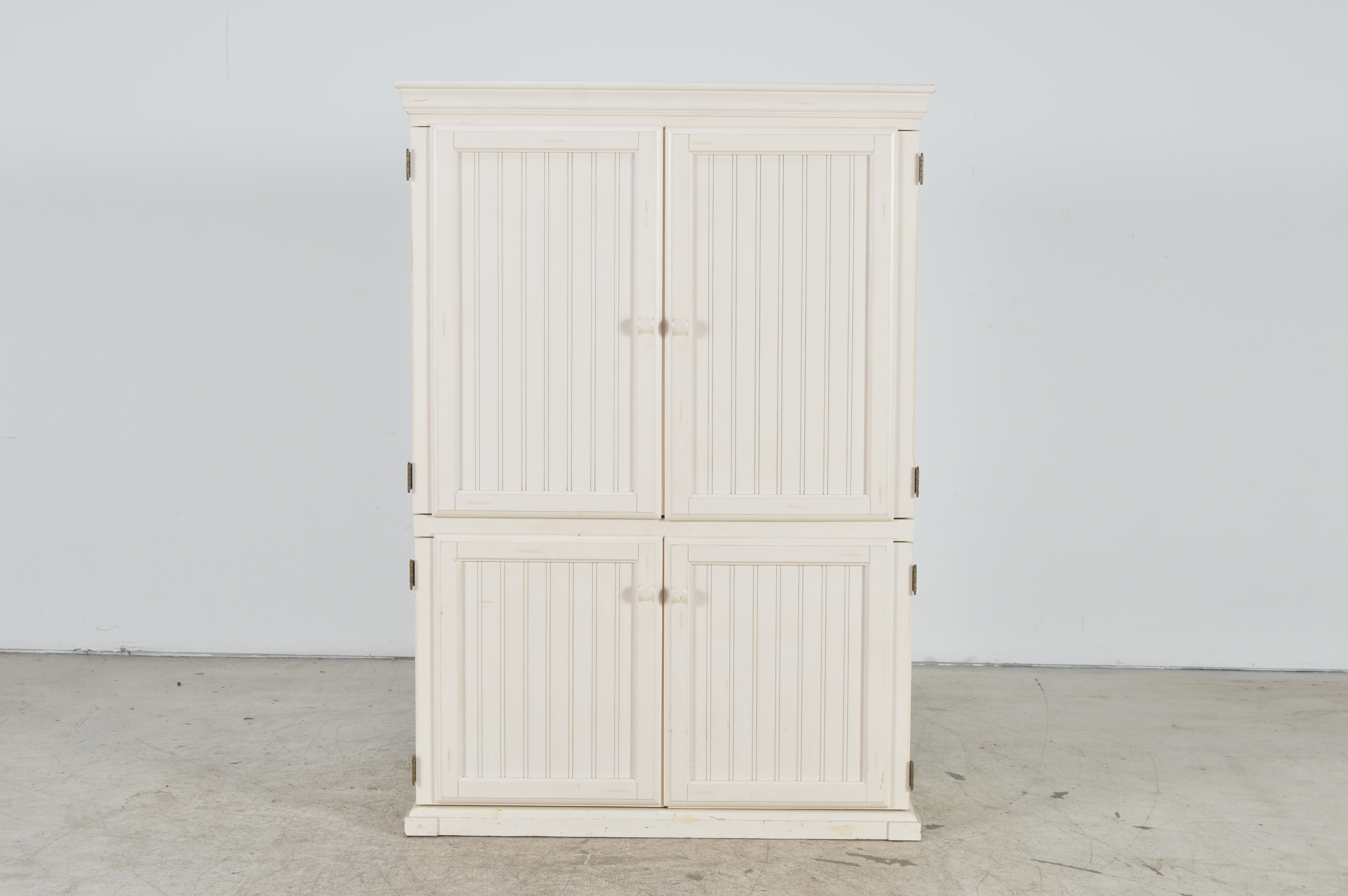 White Computer Desk Armoire by Pottery Barn EBTH