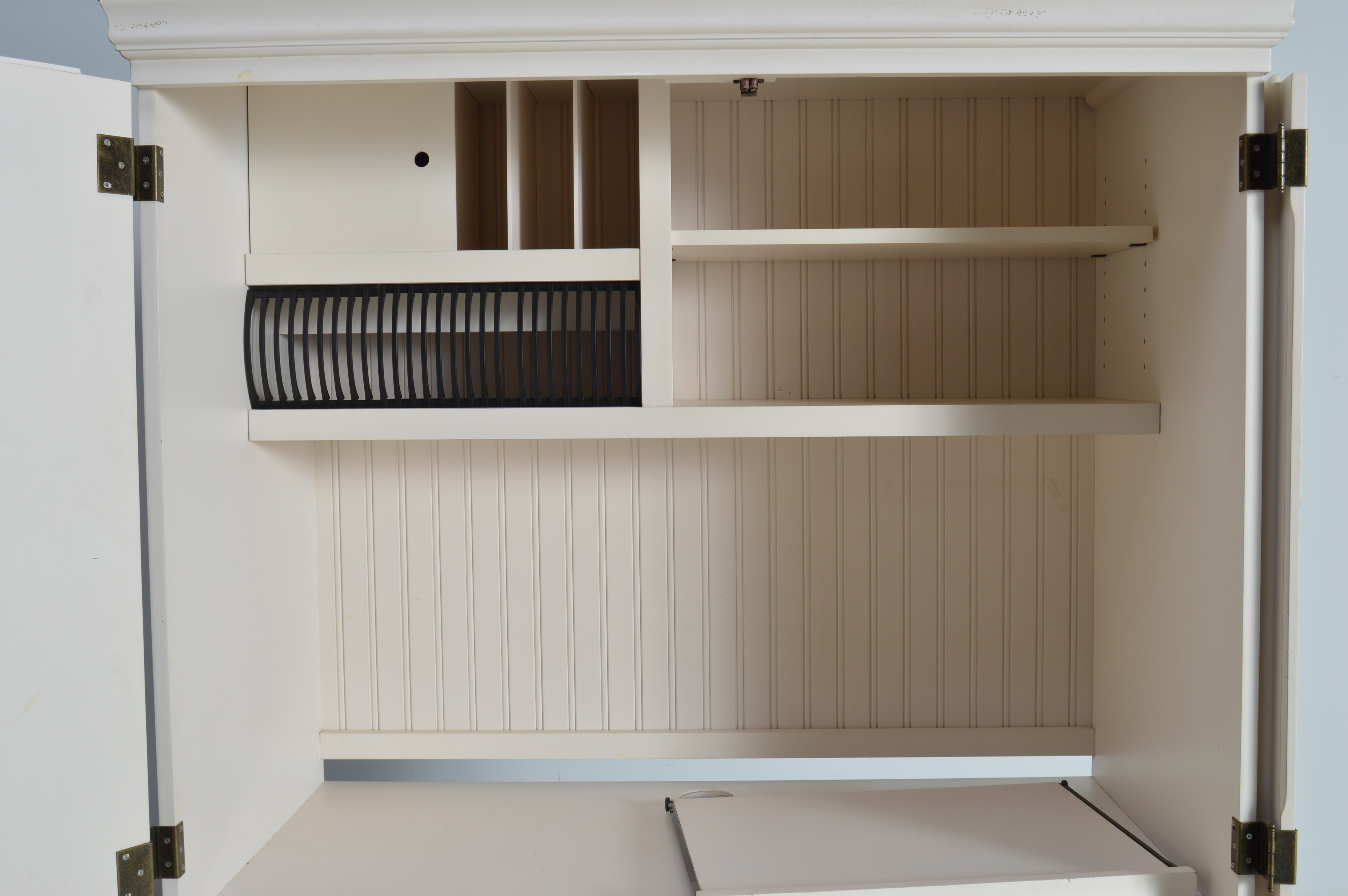 White Computer Desk Armoire by Pottery Barn EBTH