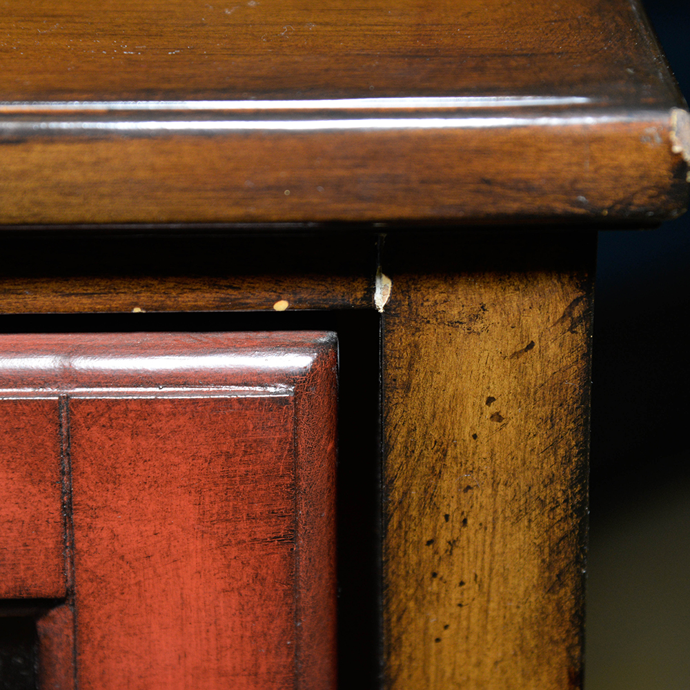 Pulaski Furniture" Wood Bookcase With Sliding Glass Doors EBTH