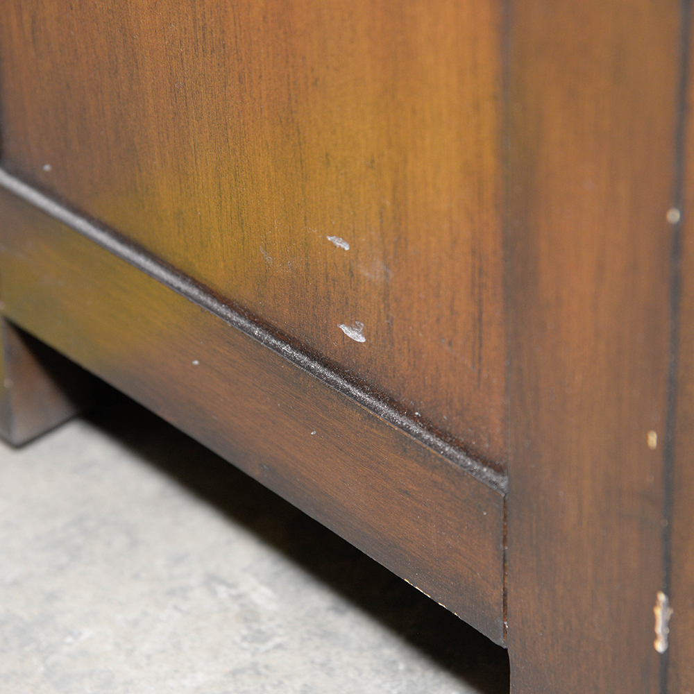 Pulaski Furniture" Wood Bookcase With Sliding Glass Doors EBTH