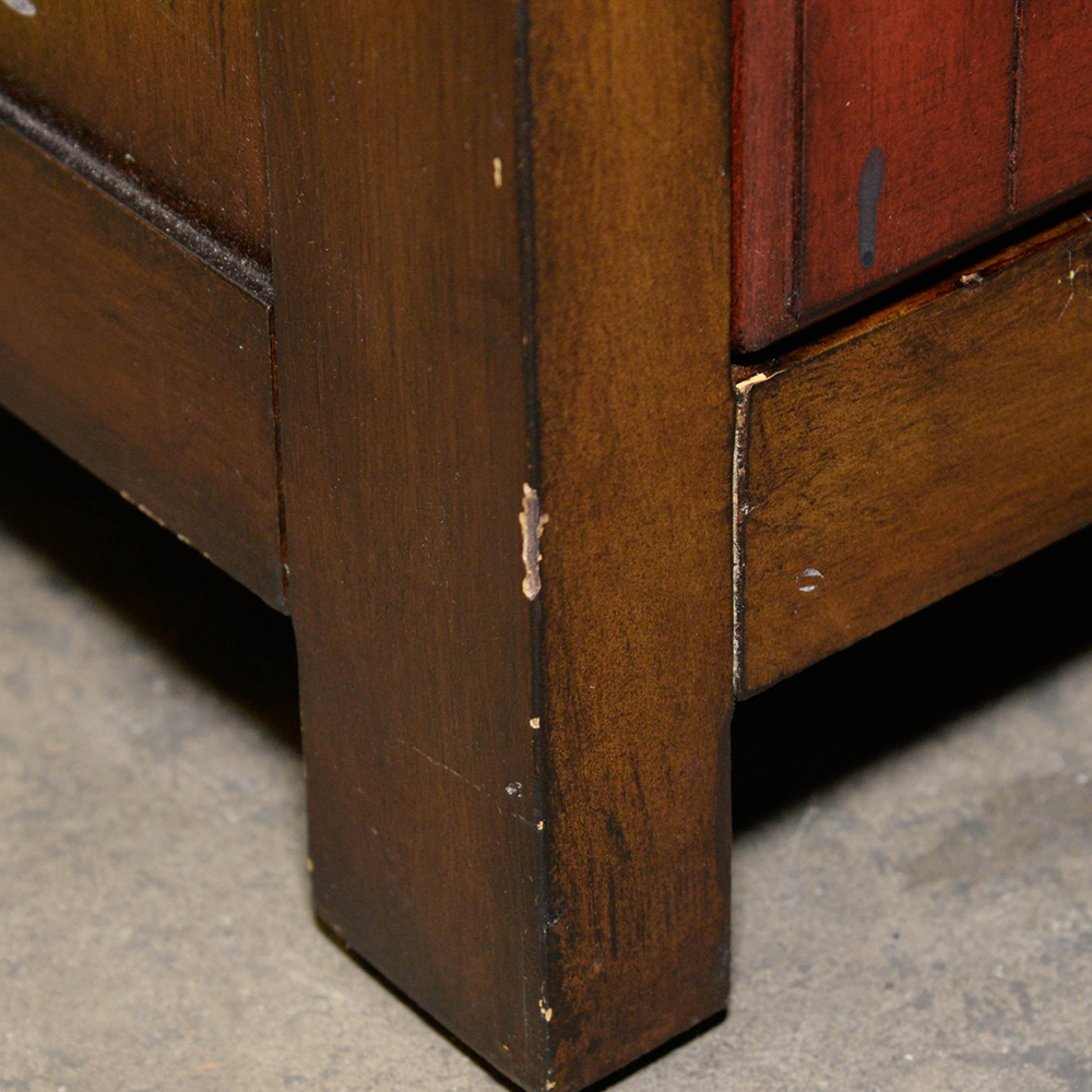 Pulaski Furniture" Wood Bookcase With Sliding Glass Doors EBTH