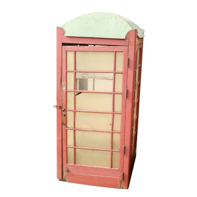 Repurposed English Style Phone Booth