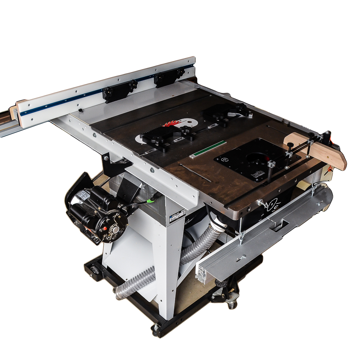 Delta 10 Inch Contractor Saw with Biesemeyer Fence and Integral Router