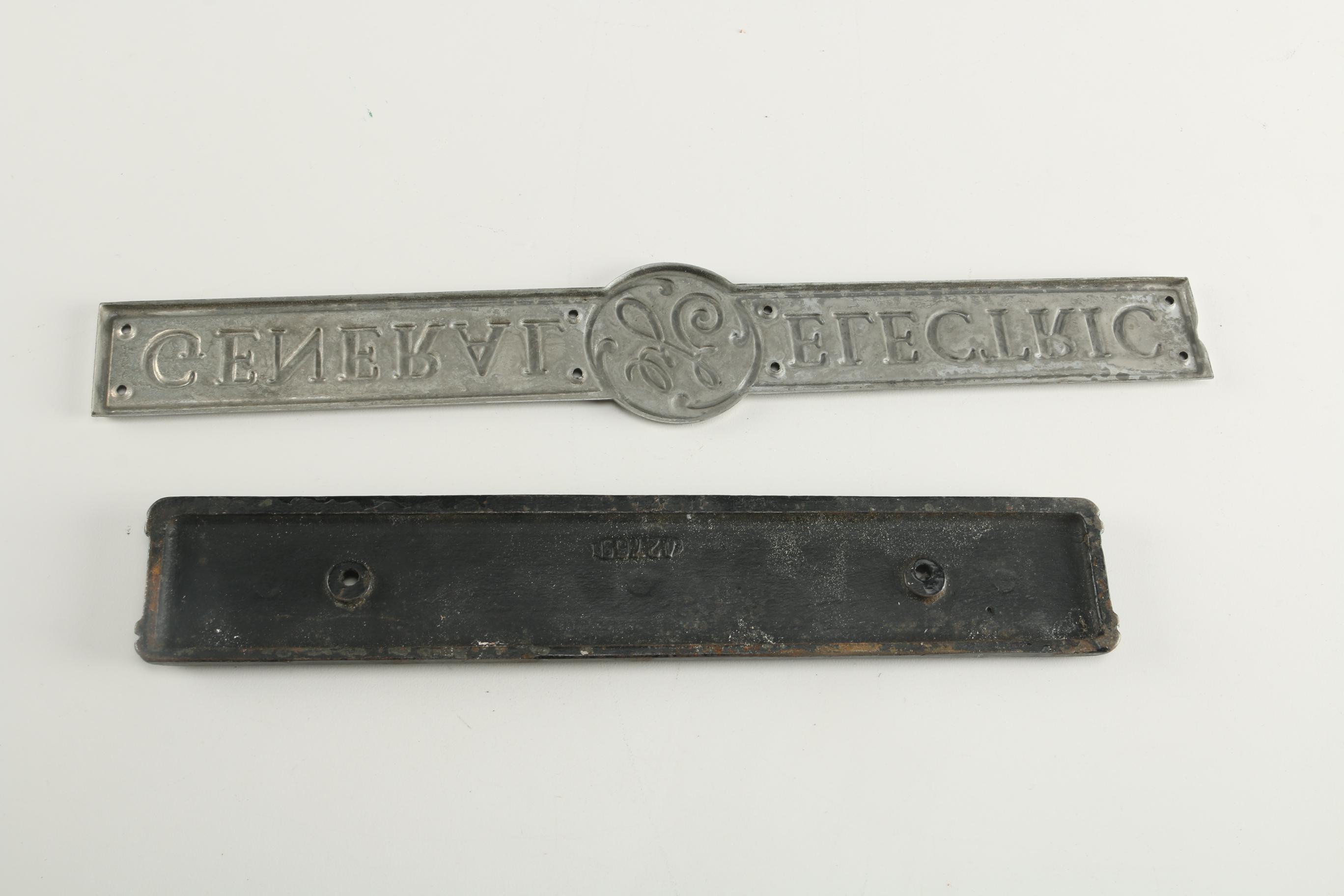 Vintage Metal Appliance Nameplates EBTH