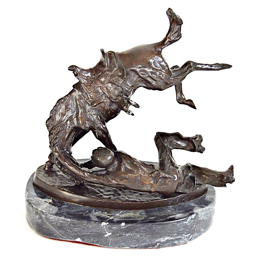 Frederic Remington Reproduction Statue EBTH