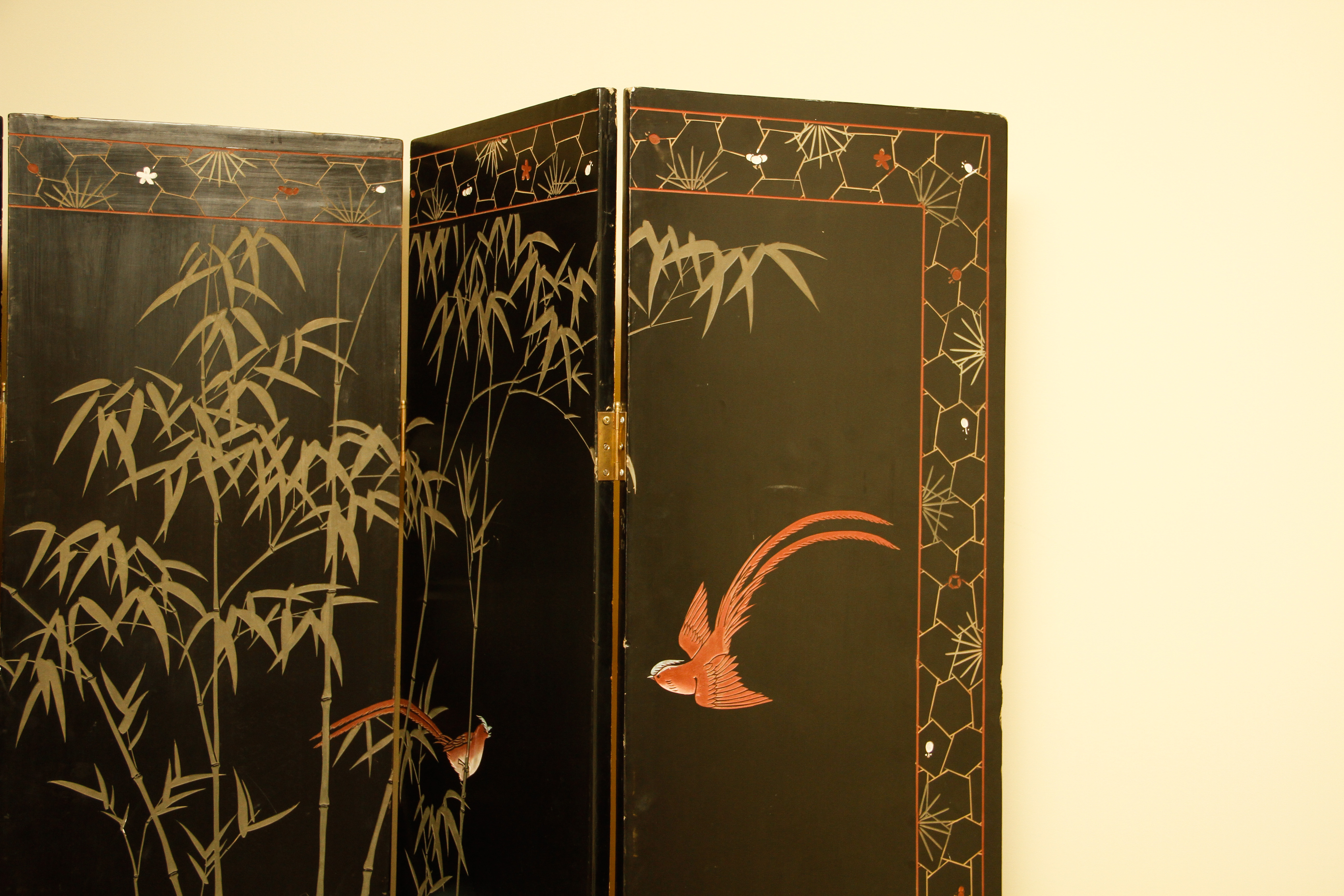 Chinese Coromandel Lacquer Room Divider EBTH