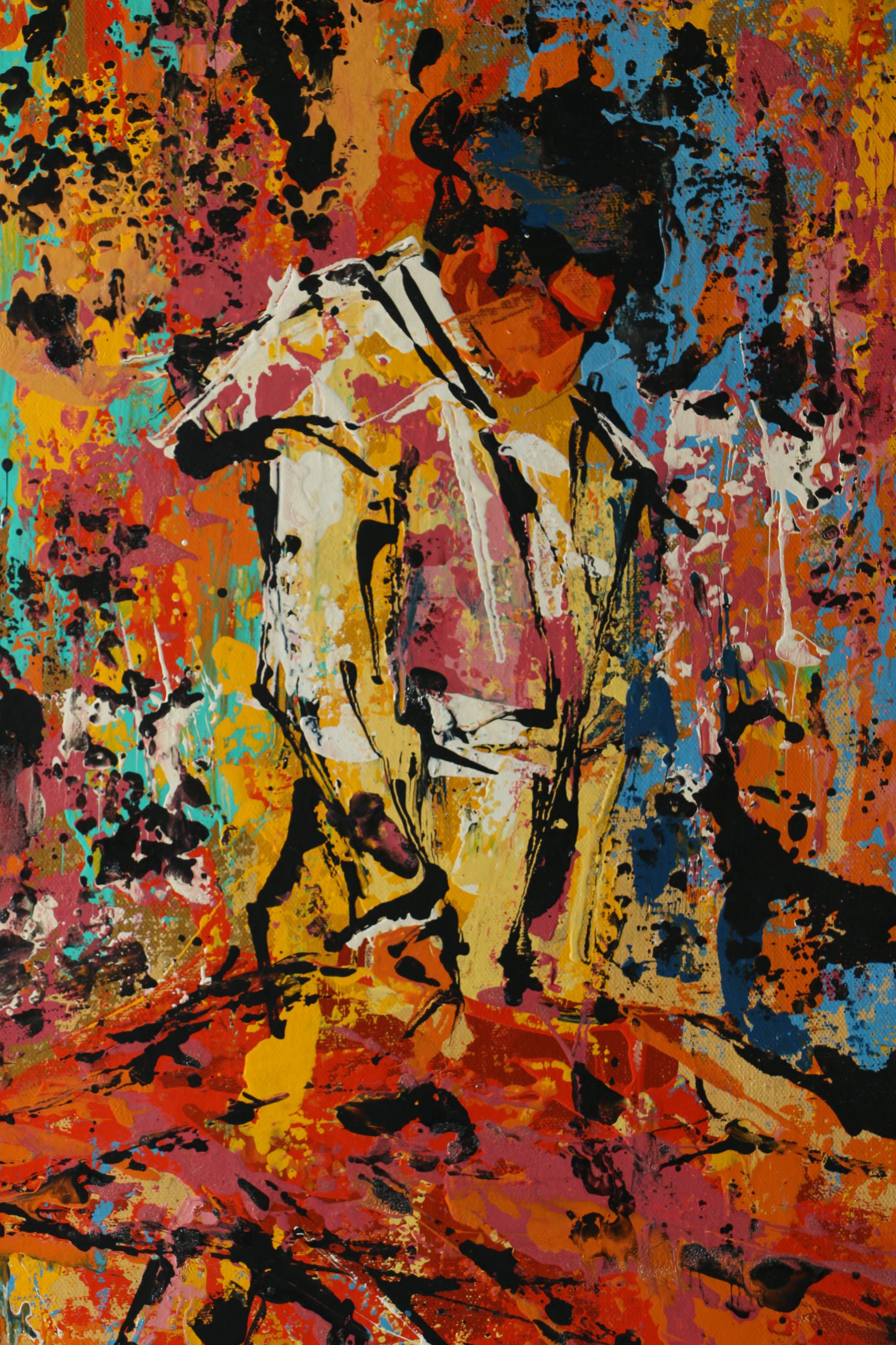 Jack Lauder Oil on Canvas of a Matador EBTH