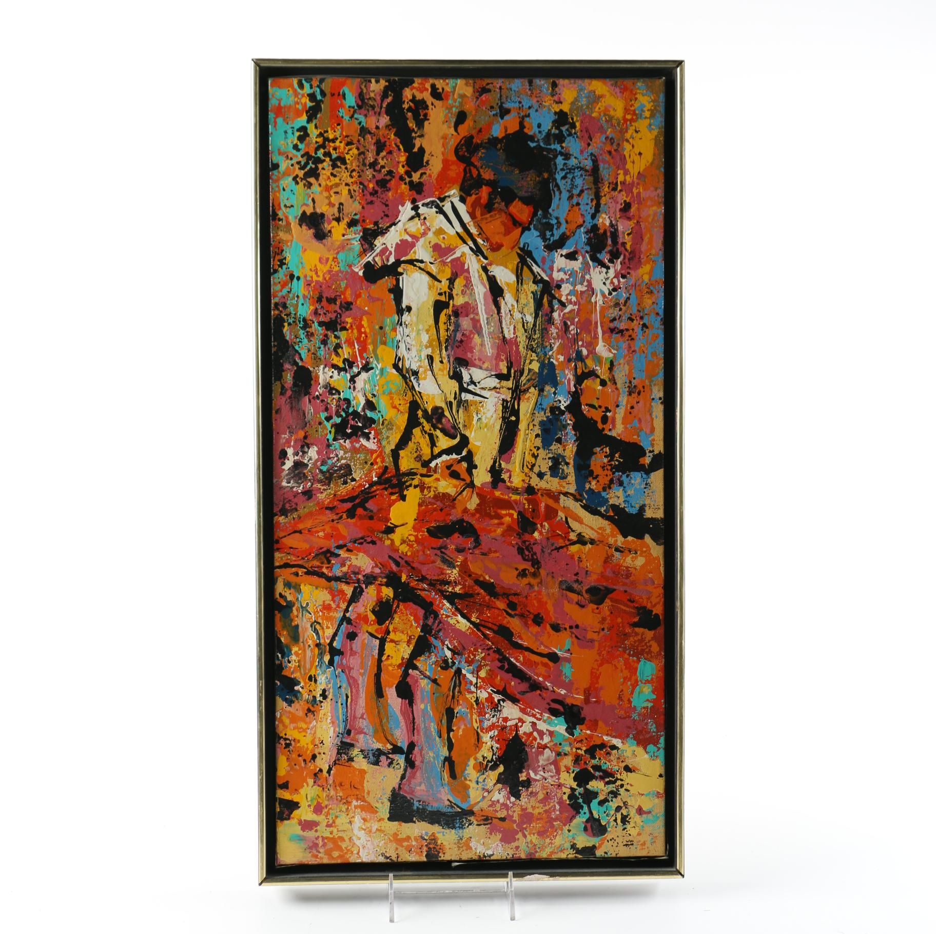 Jack Lauder Oil on Canvas of a Matador EBTH