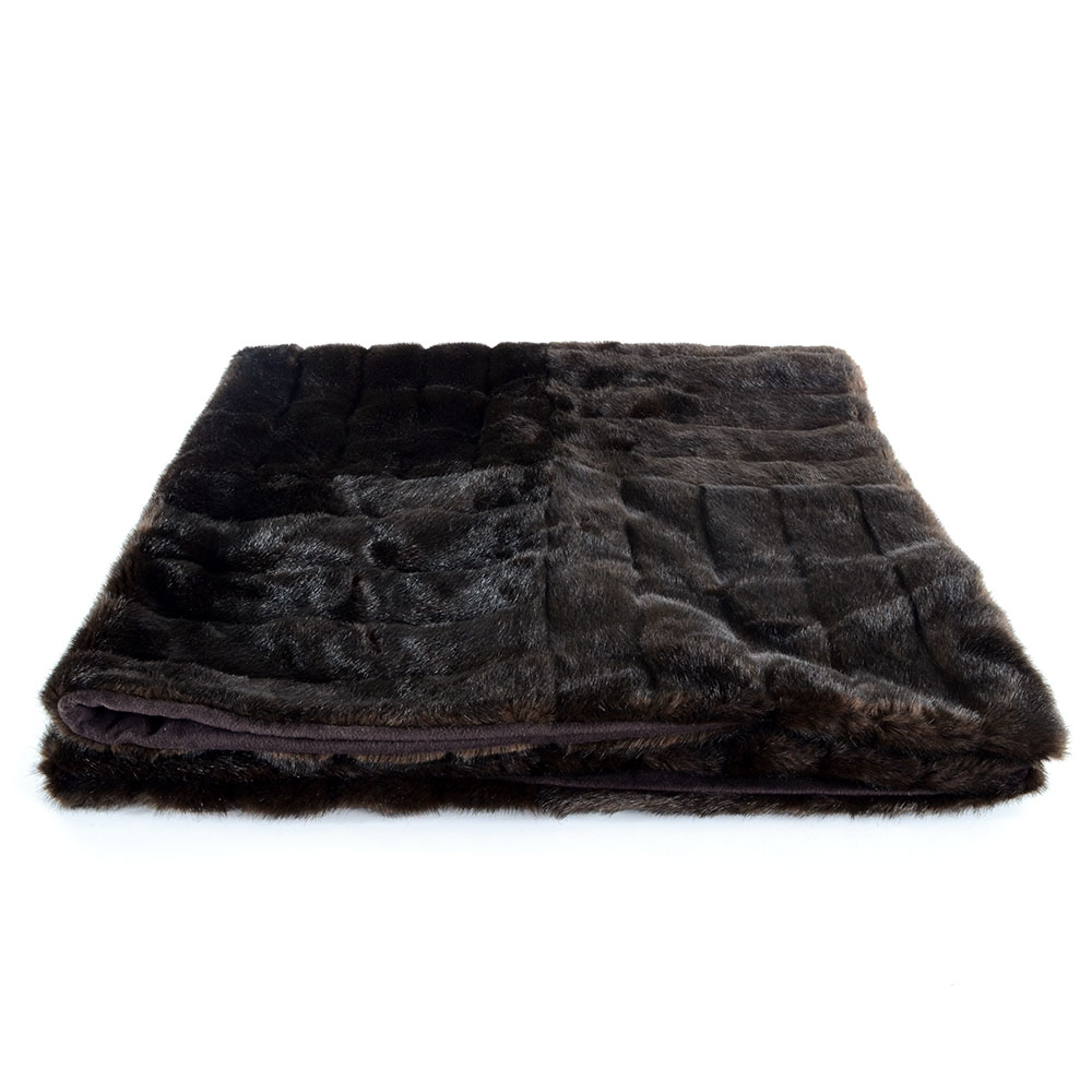 Faux Mink Fur Throw Blanket EBTH