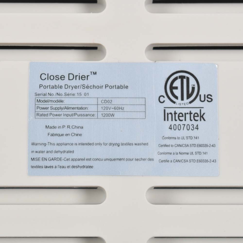 Joy Mangano Portable Quick Dry System EBTH