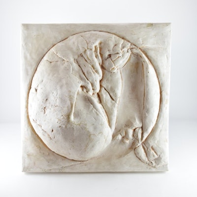 Original Tuska Fiberglass Bas-Relief Sculpture