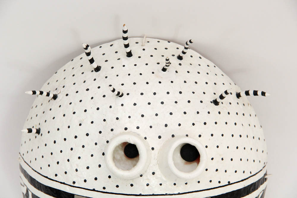 Original Paper Maché Wall Art Mask EBTH